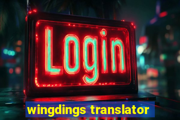 wingdings translator